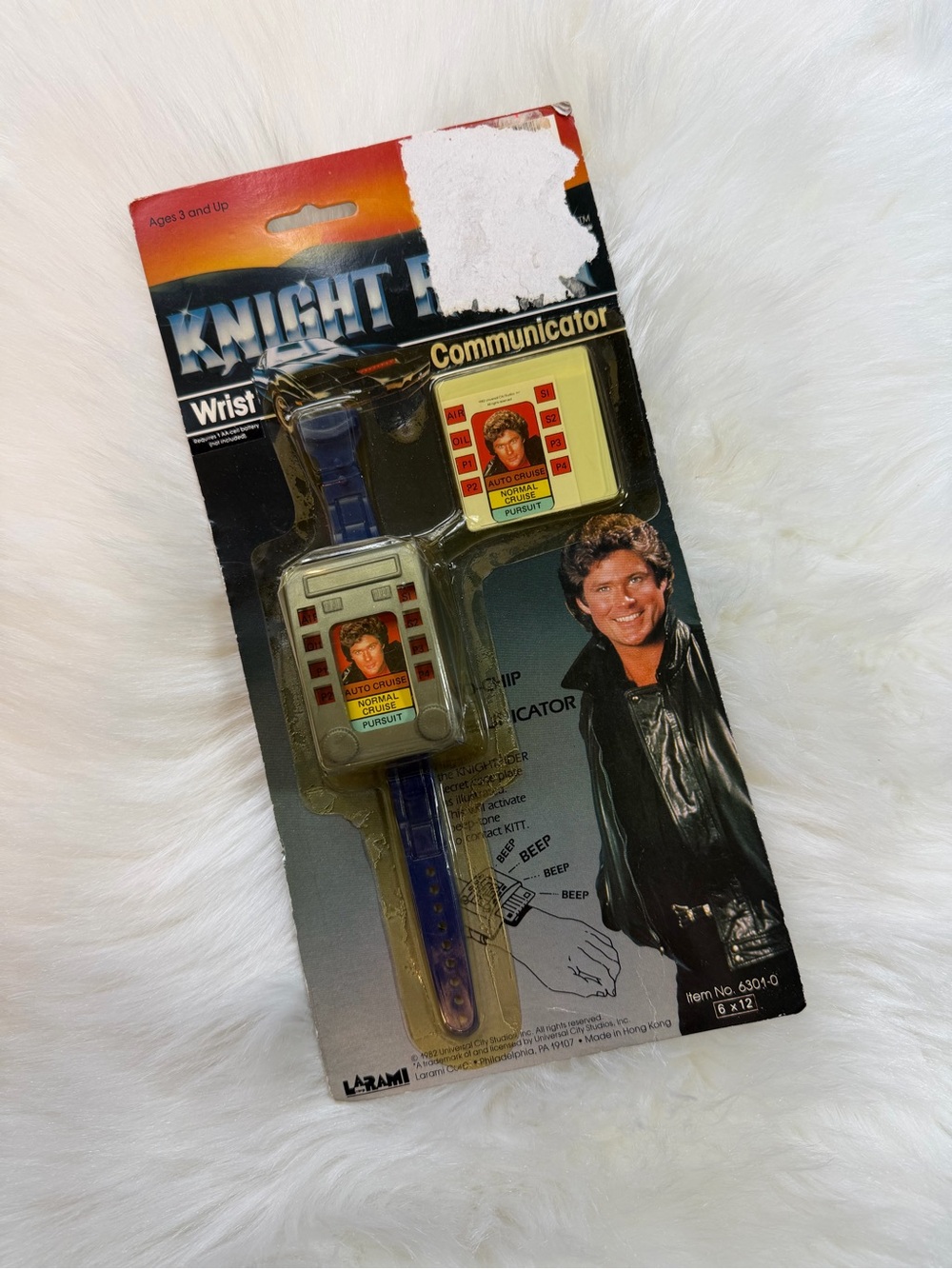 Rare Vintage 1982 Knight Rider K.I.T.T. Wrist Communicator Toy Watch Larami Corp